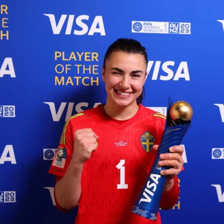 女子世界盃-瑞典門將梅齋網域成MVP